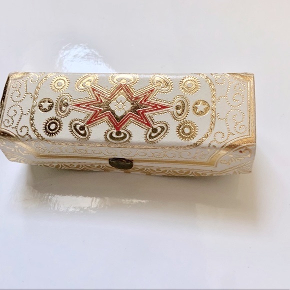 Vintage Fiocchi Italian Snap Lipstick Case w/Mirror - Picture 3 of 10